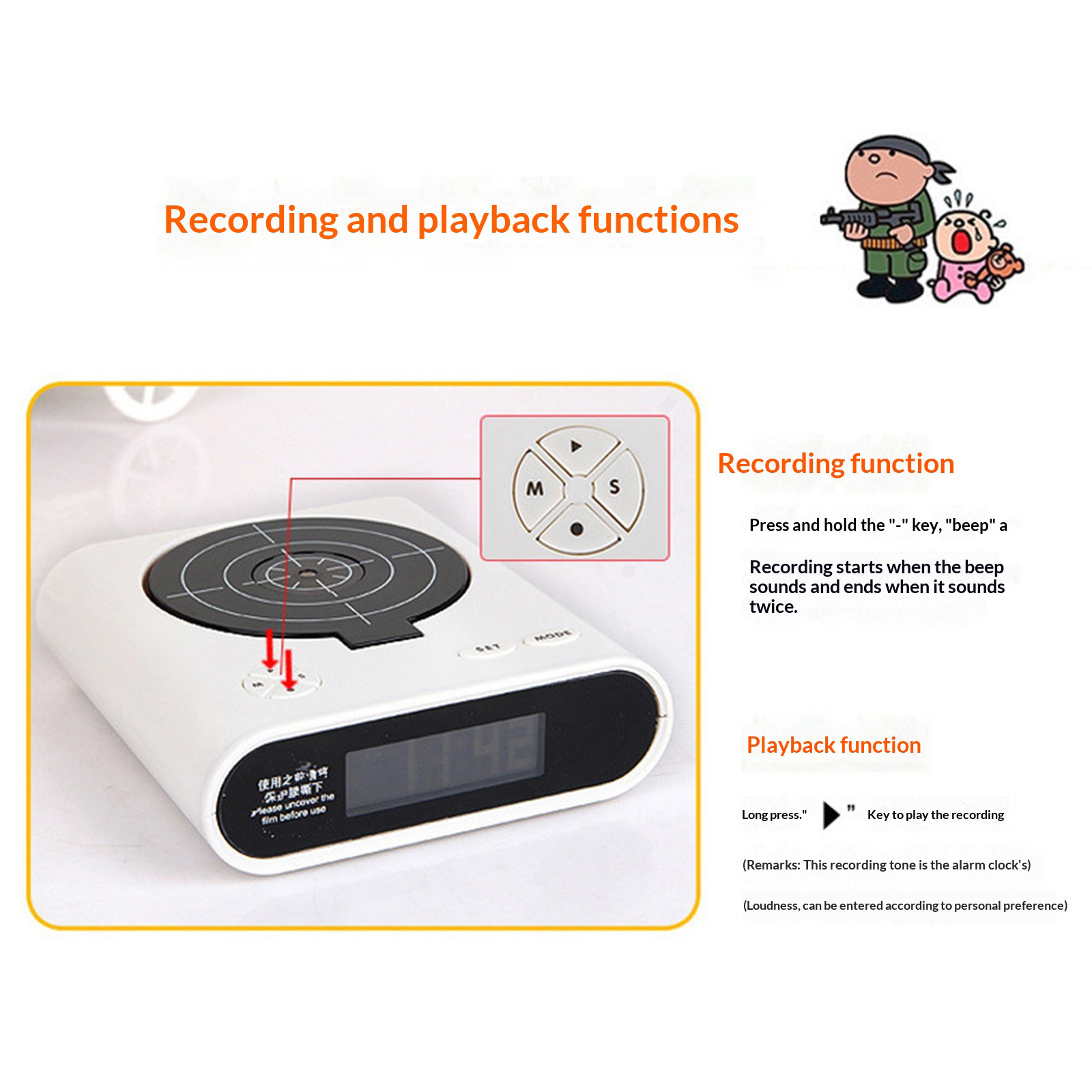 Electronics Gadgets For Gift - Elektronik masa saati yaratıcı LED dijital