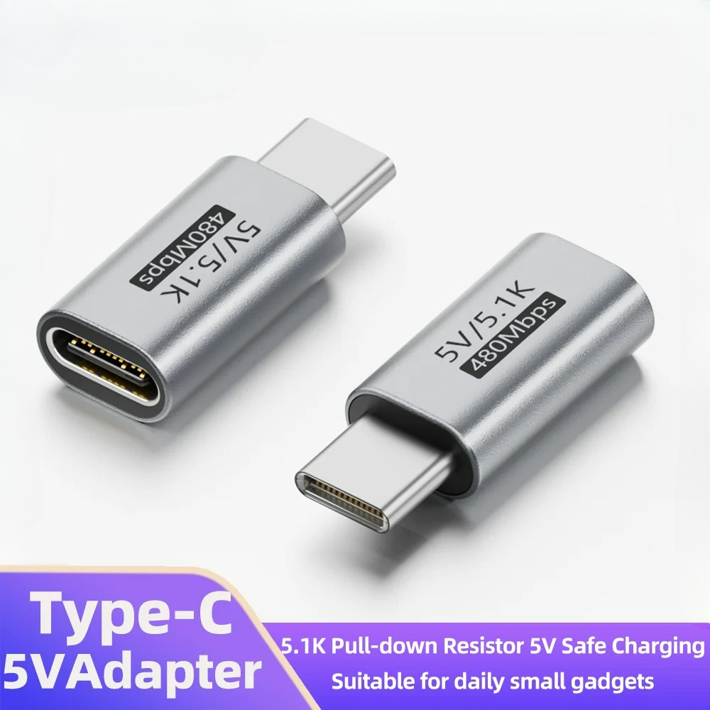 Electronics And Gadgets C - USB-C 5.1K Dirençli Şarj Adaptörü Güvenli