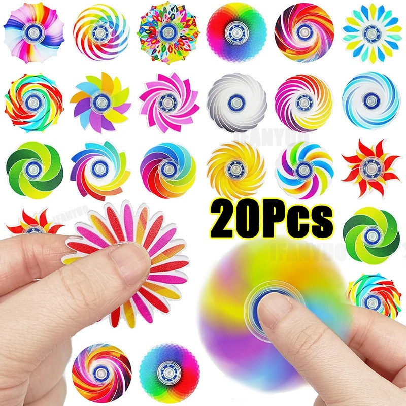 Electronics Gadgets Bag - 5-20 Adet Mini Gökkuşağı Fidget Spinner