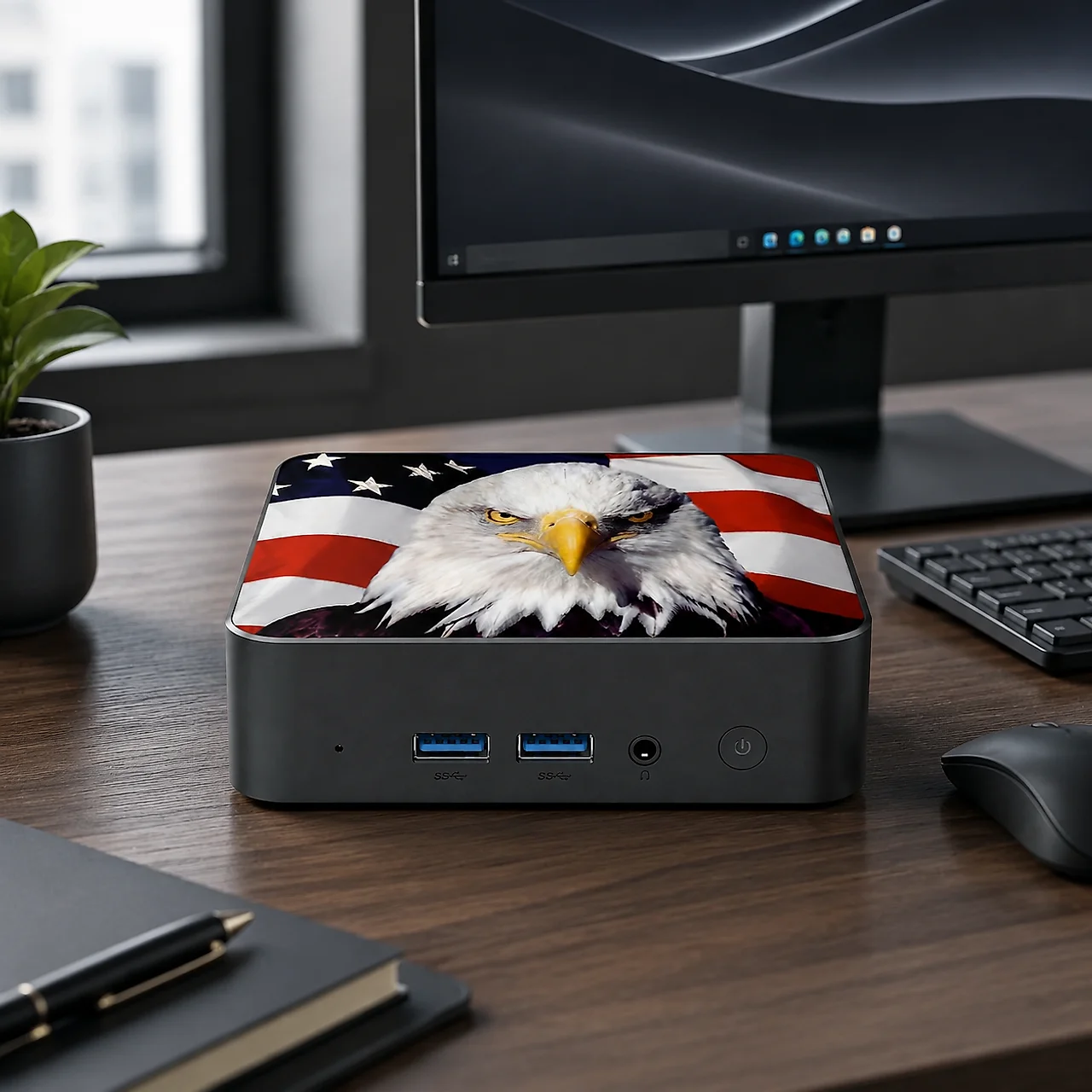 Kanada Bayraklı Ultra İnce Min - Mini Pc Windows incelemesi ve fiyatı